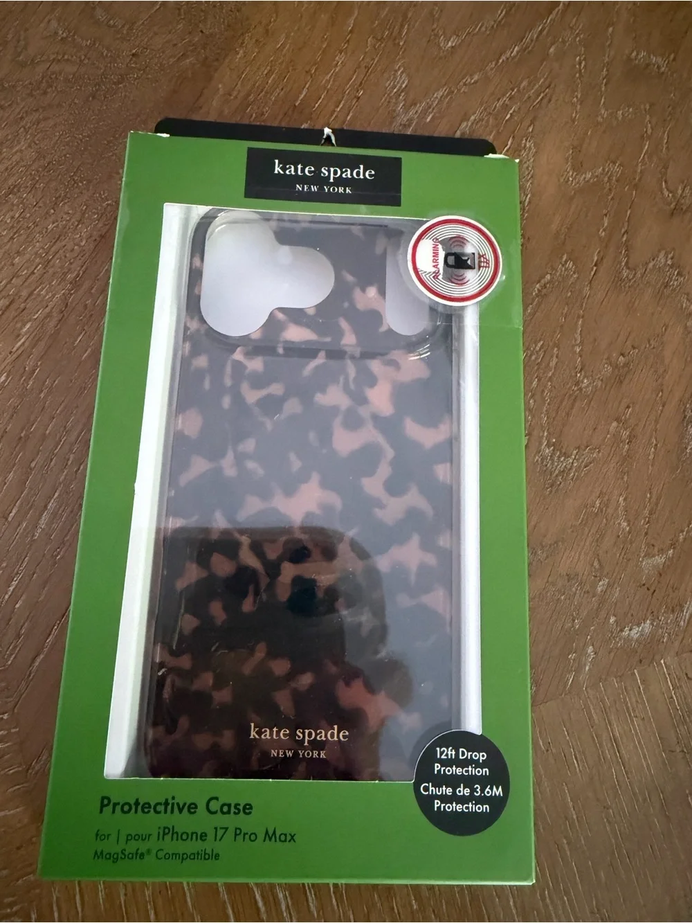kate spade new york iPhone 17 Pro Max Case Tortoise / leopard MagSafe